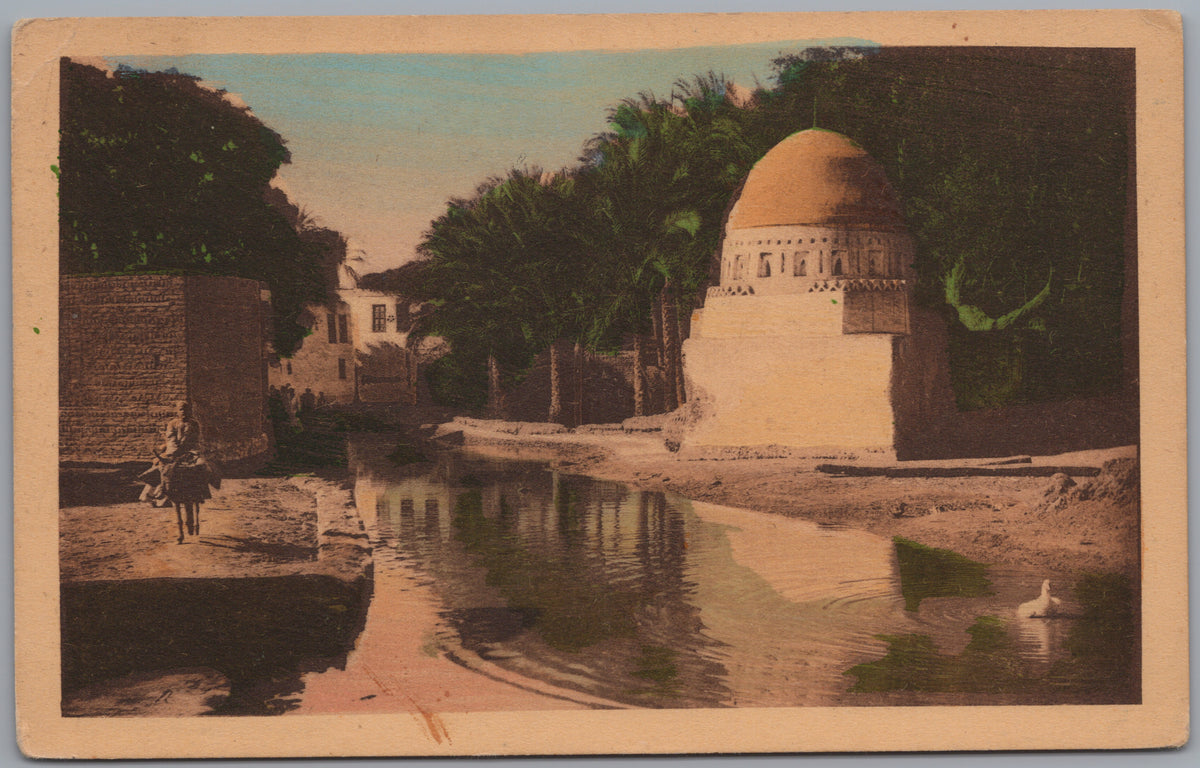 PC02393 front — Sheikh's Tomb beside a Waterway