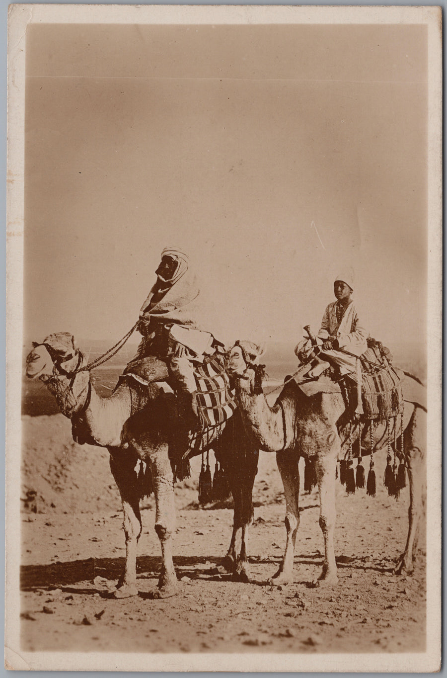 Egypt — Camel Riders Crossing the Desert