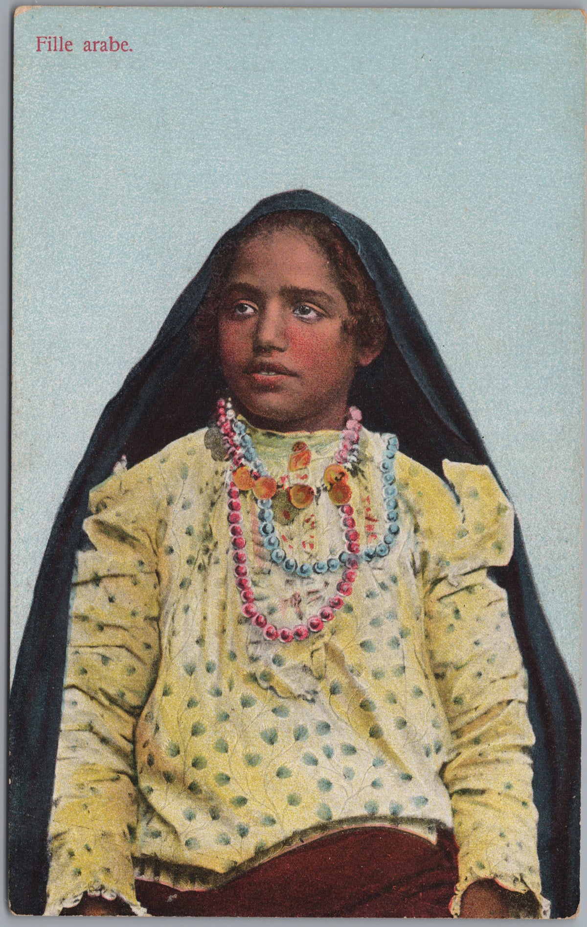 PC02404 front — Girl Wearing Colourful Beads