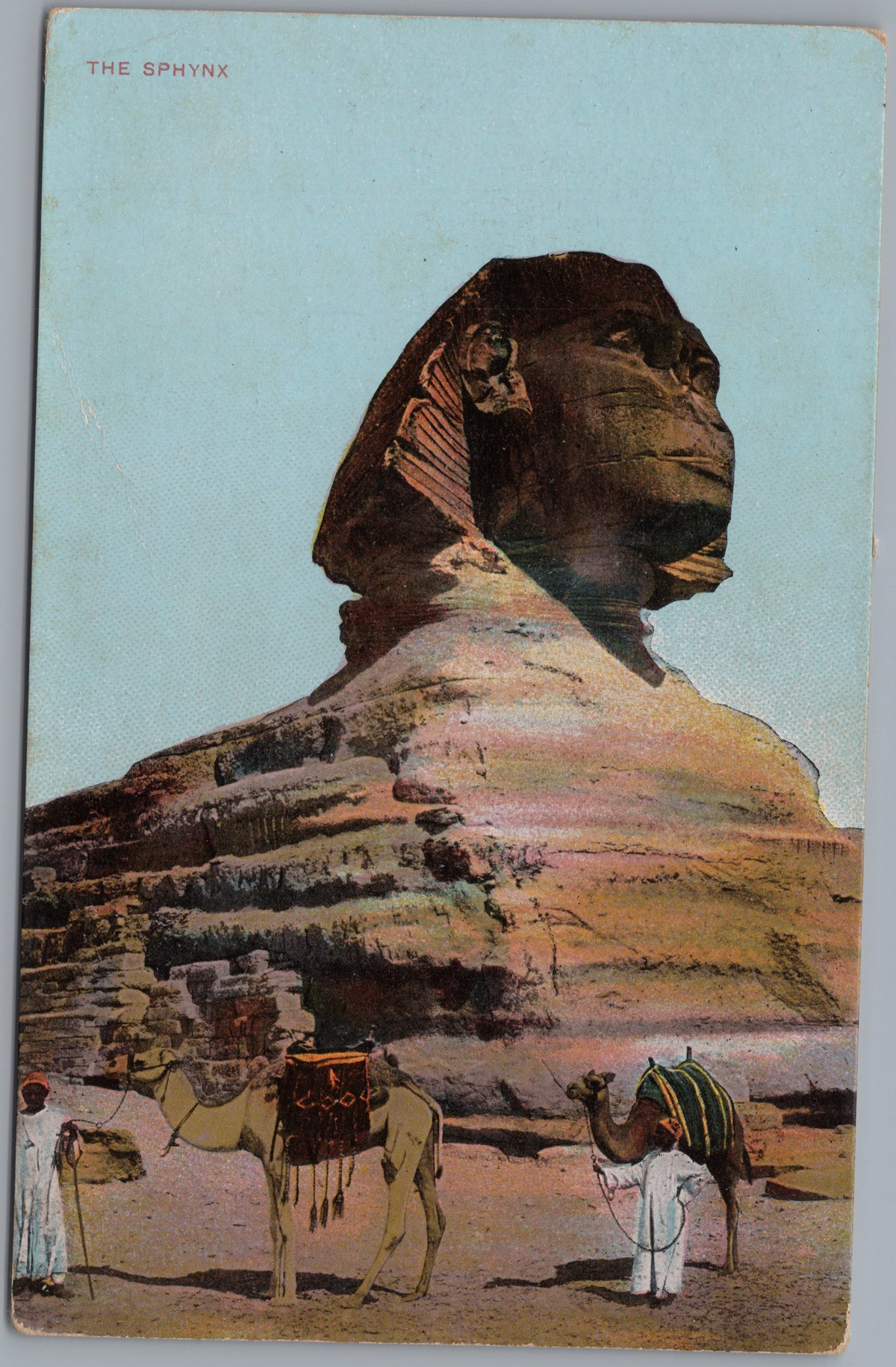 PC02416 front — Sphinx with Camel Riders