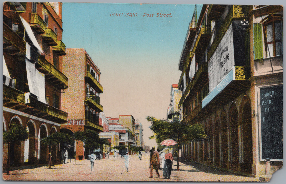 PC02432 front — Post Street and Shops