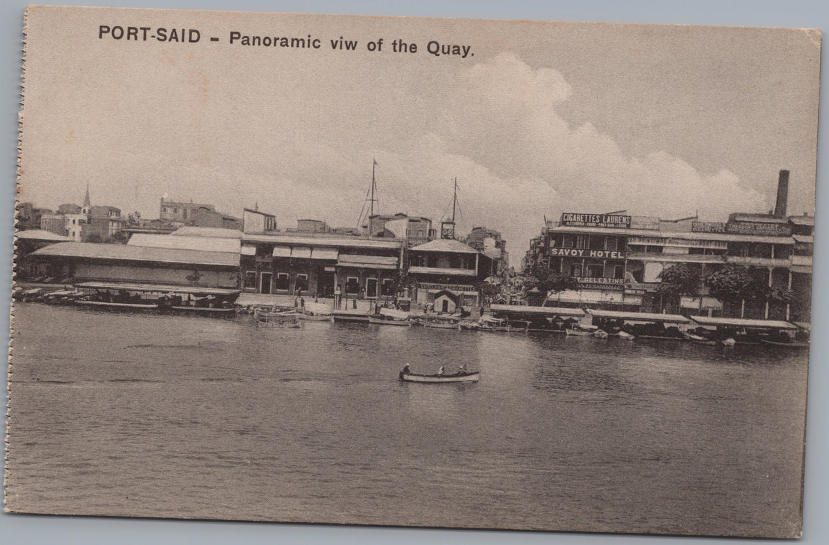 PC02438 front — Panoramic View of the Quay