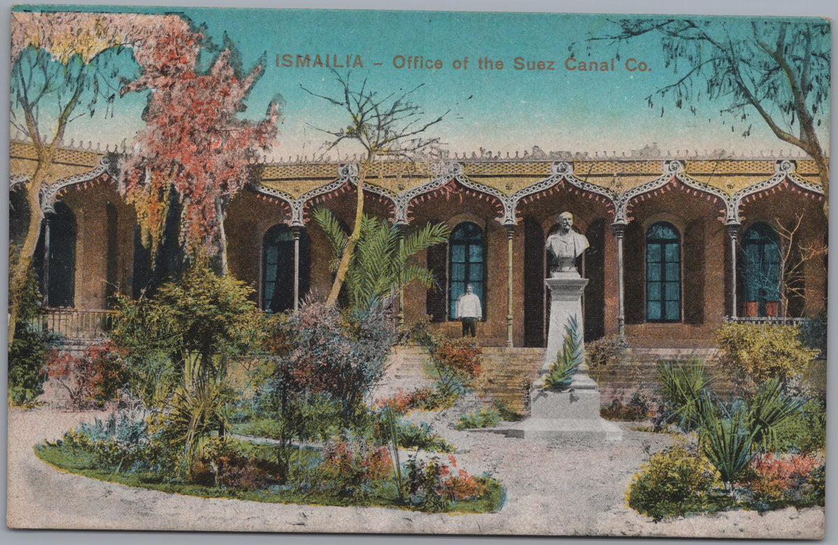 PC02467 front — Canal Company Office with Ornate Veranda