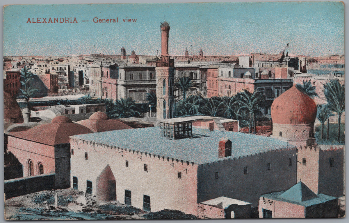 PC01006 | P1 | Alexandria — Rooftops and Mosque — front