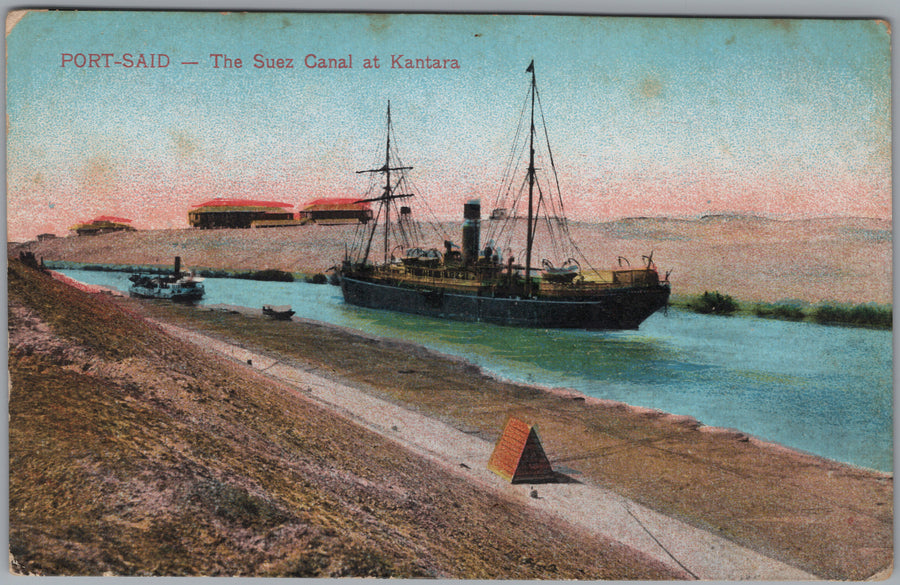Kantara — Steamship on the Suez Canal