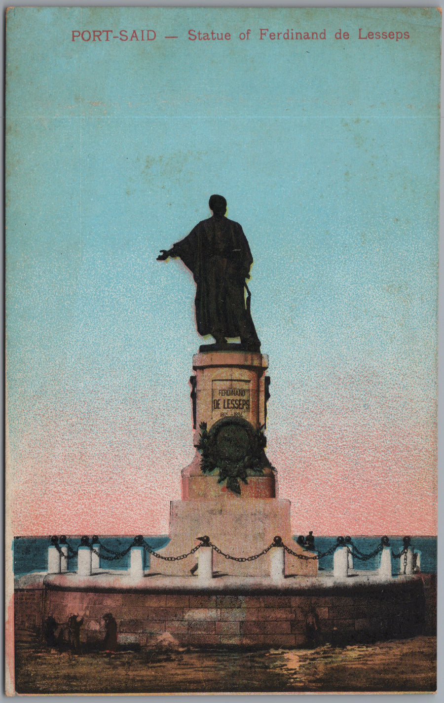 Port Said — Ferdinand de Lesseps Statue