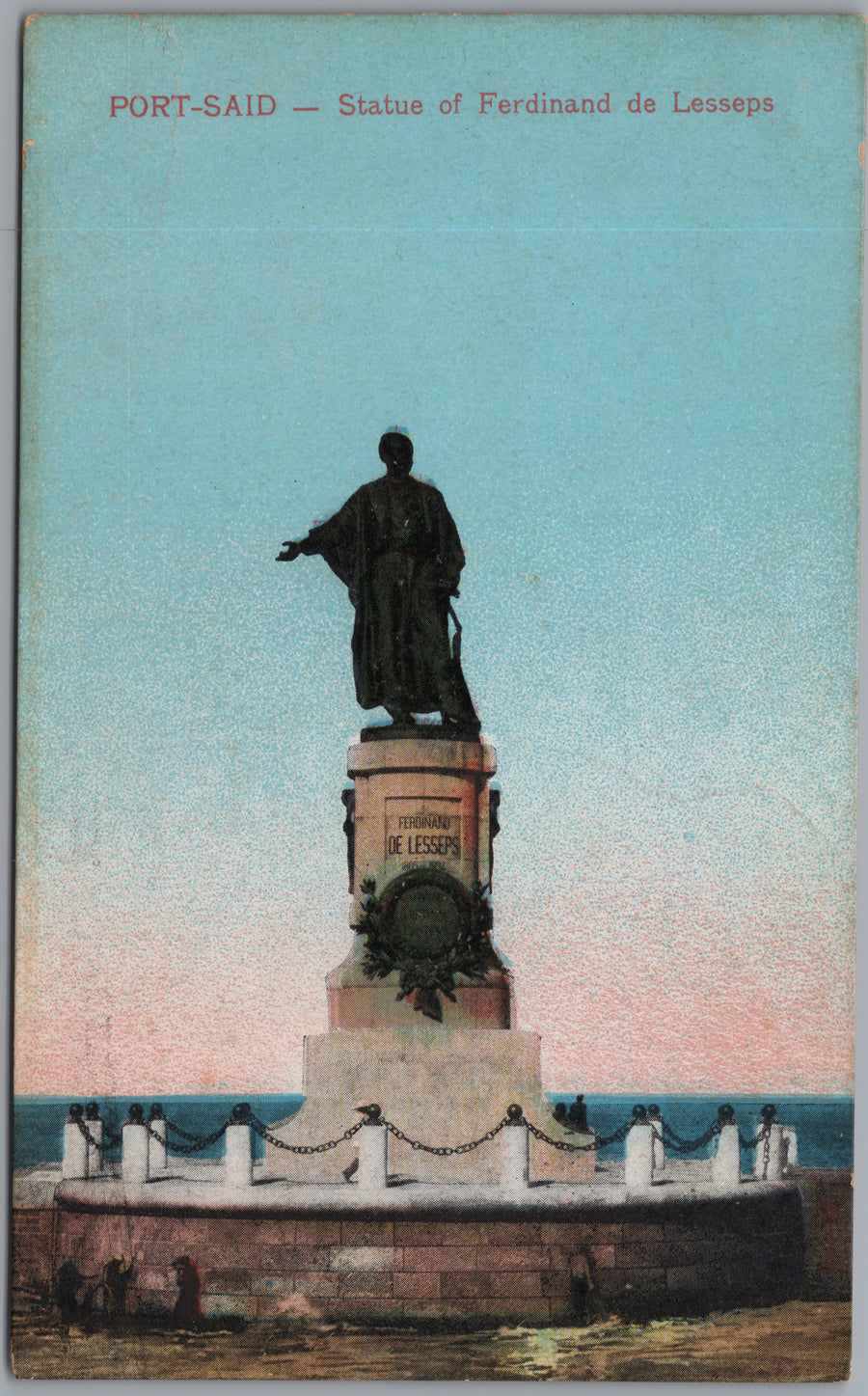 Port Said — Ferdinand de Lesseps Statue