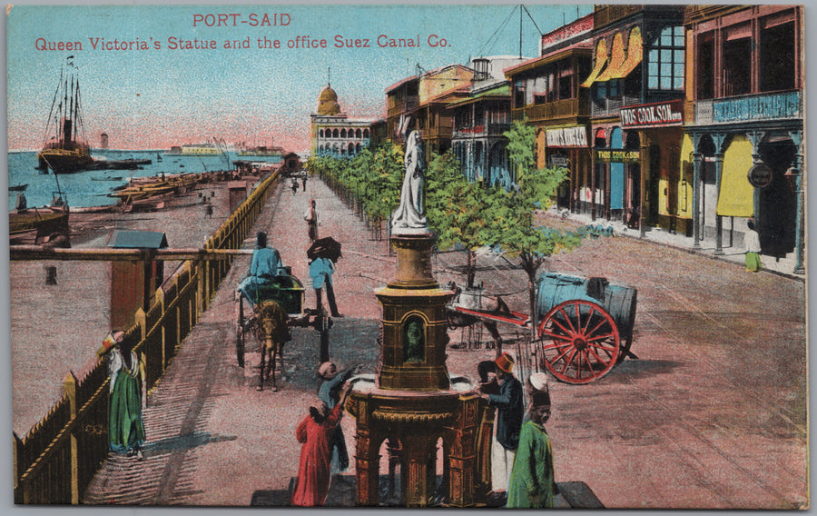 Port Said — Waterfront Shops and Promenade