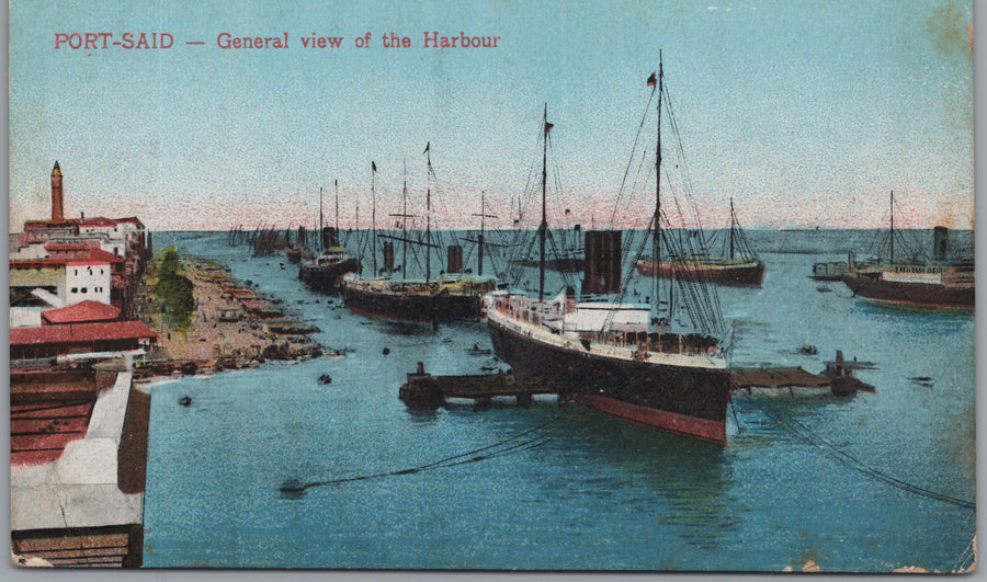 Port Said — General View of the Harbour