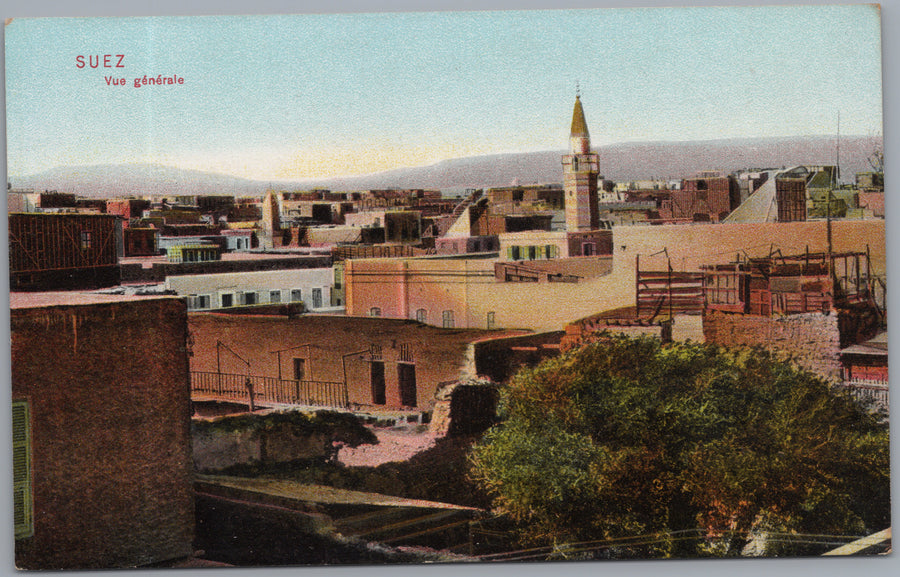 Suez — Rooftops and Mosque