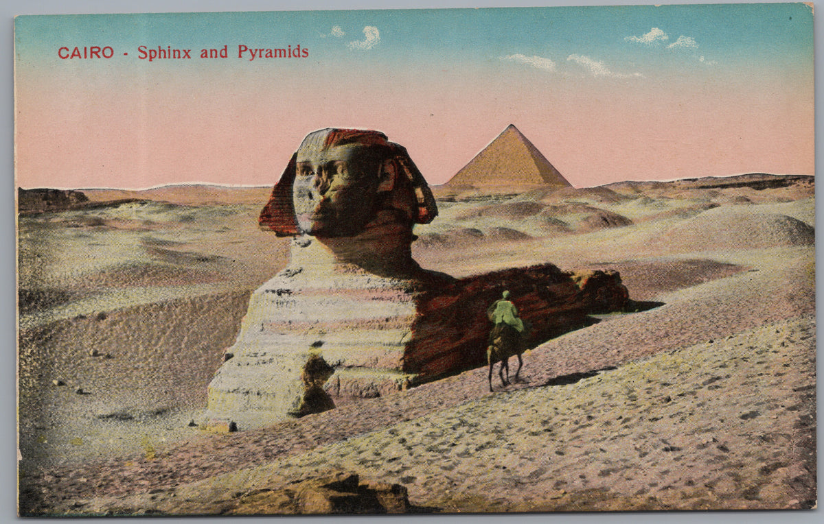 PC01042 | P5 | Giza — Sphinx in the Desert — front