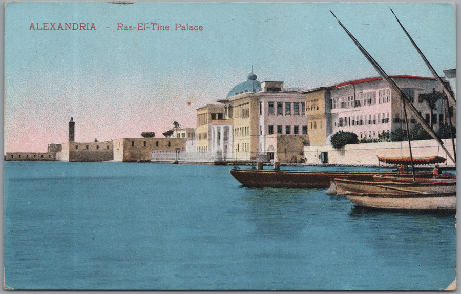 Alexandria — Quayside Buildings and Boats