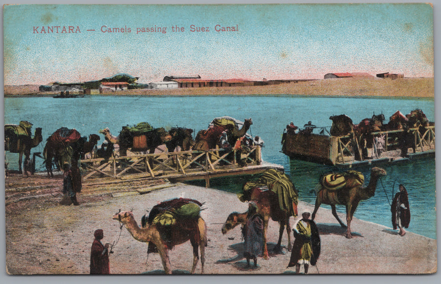 Kantara — Camels at the Canal Crossing