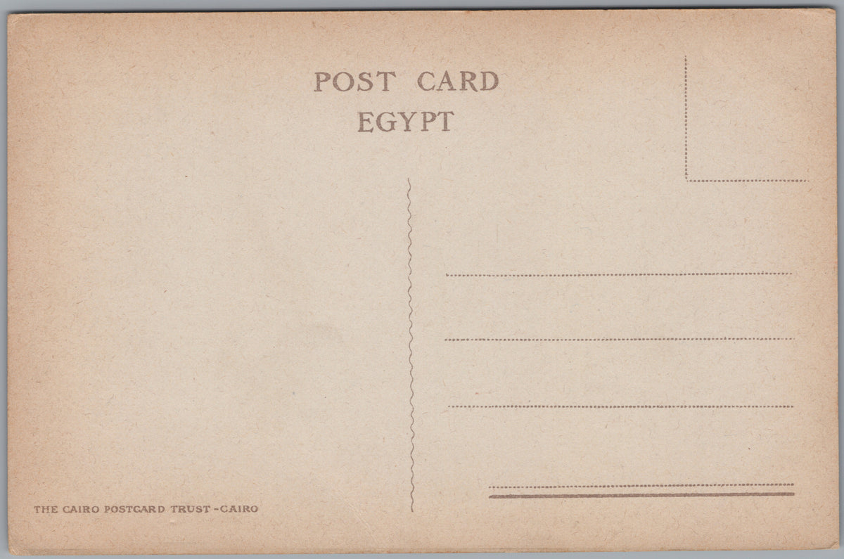 PC01117 | P12 | Egypt — Camel Riders Crossing the Nile — reverse