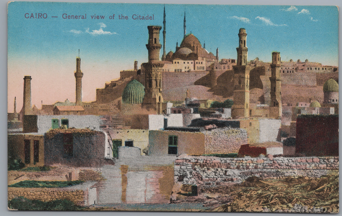 PC01124 | P13 | Cairo — General View of the Citadel — front