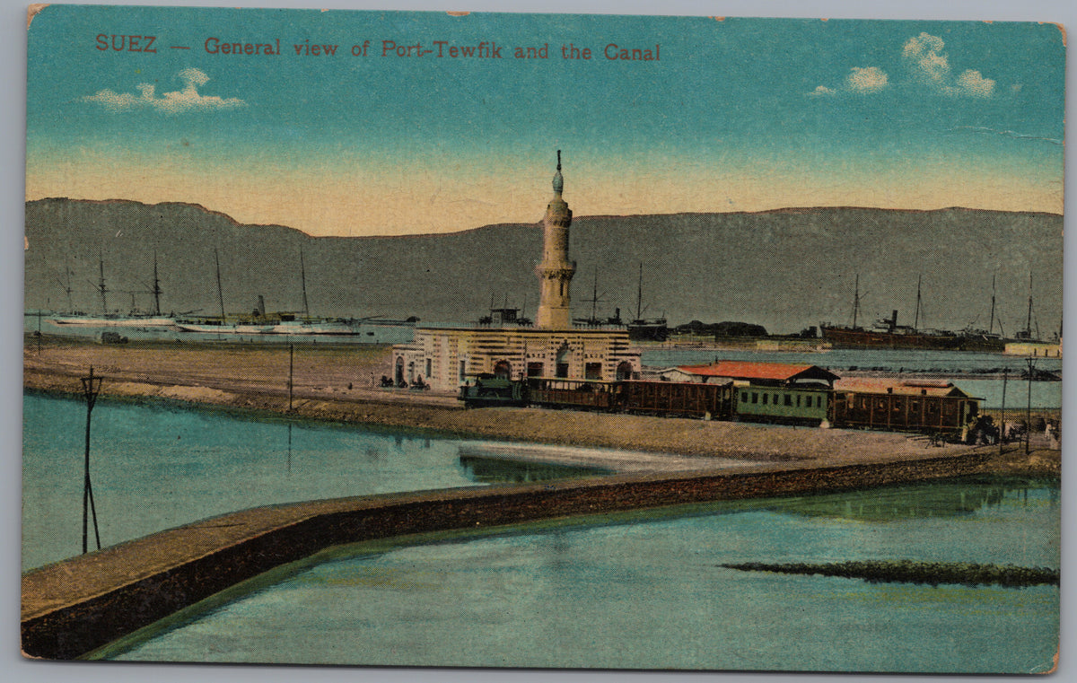 PC01126 | P13 | Suez — Port Tewfik and the Canal — front