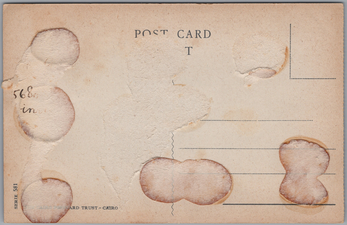 PC01128 | P13 | Cairo — Tombs and Camel Caravan — reverse