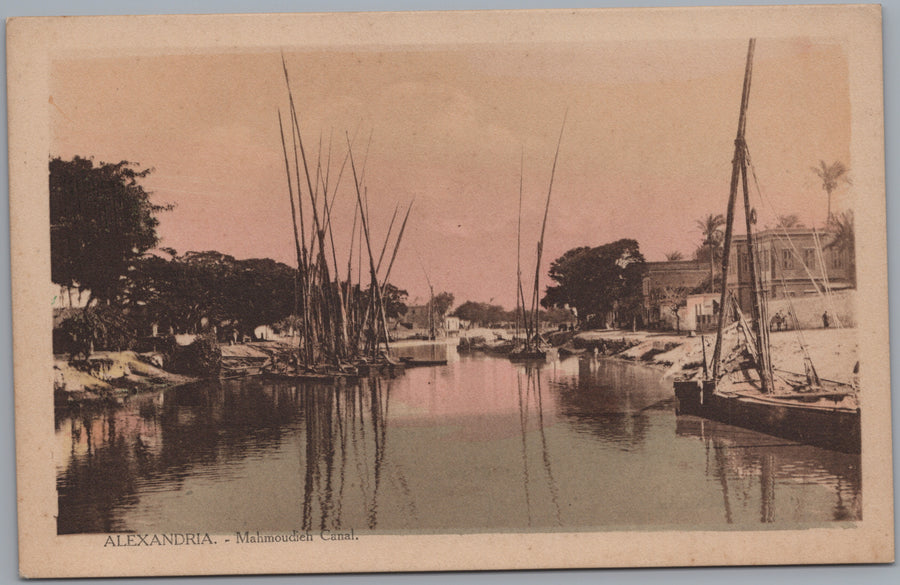 Alexandria — Sailing Boats on the Canal