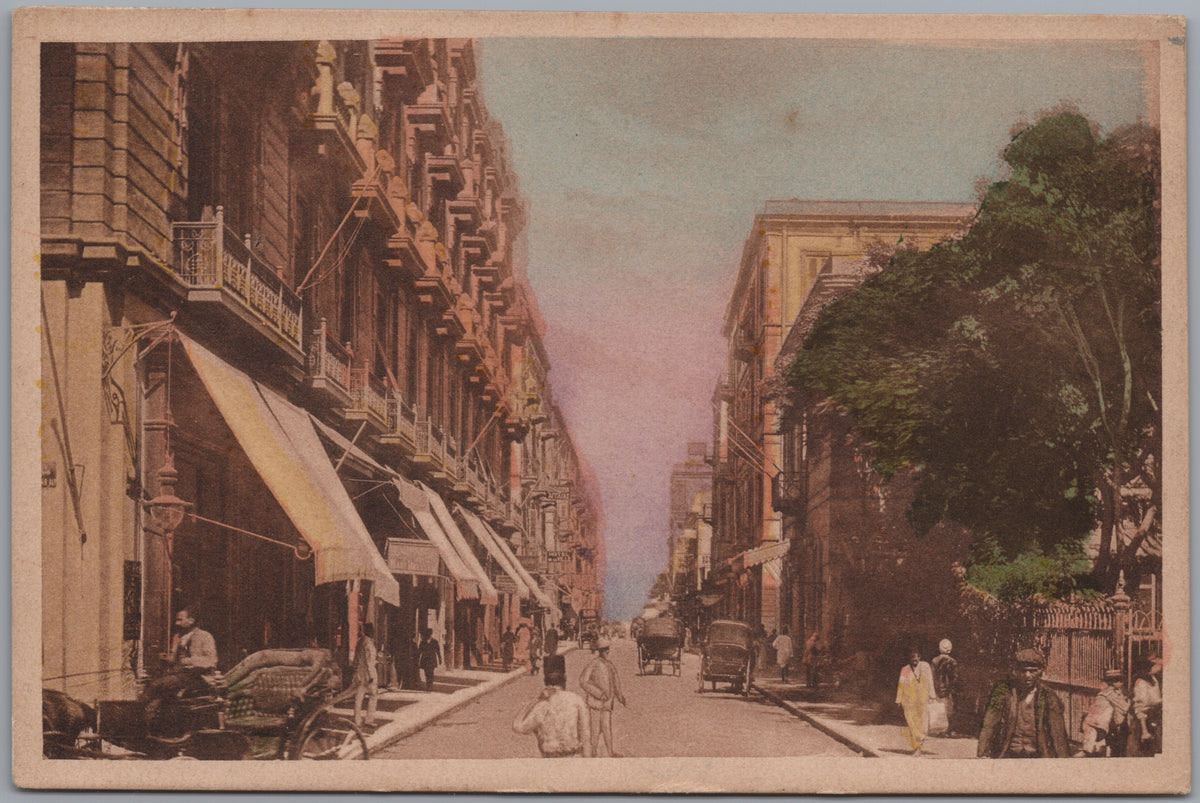 PC01160 | P16 | Alexandria — Street with Balconies and Awnings — front