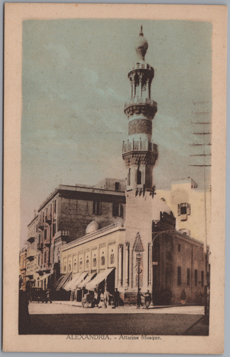 Alexandria — Mosque and Tall Minaret