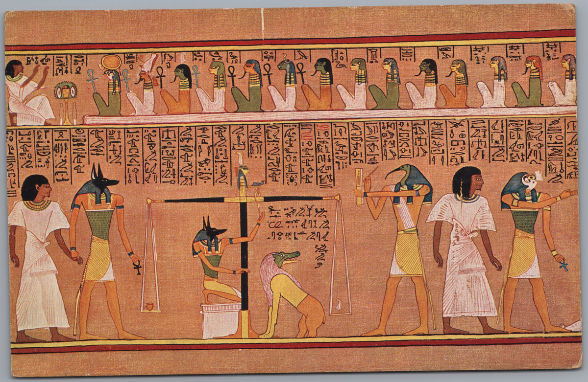 PC01209 | P21 | Egypt — Figures and Hieroglyphic Registers — front