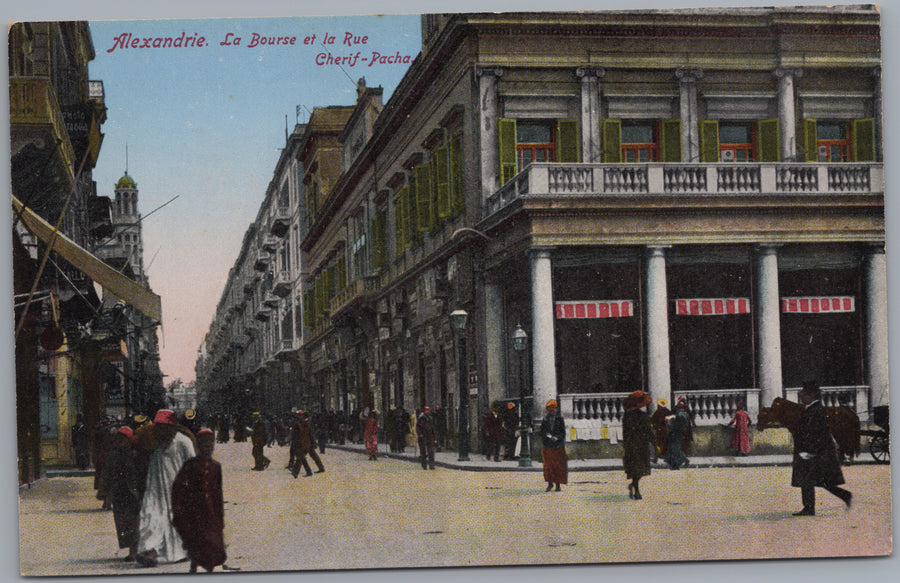 Alexandria — Street Corner with Grand Buildings