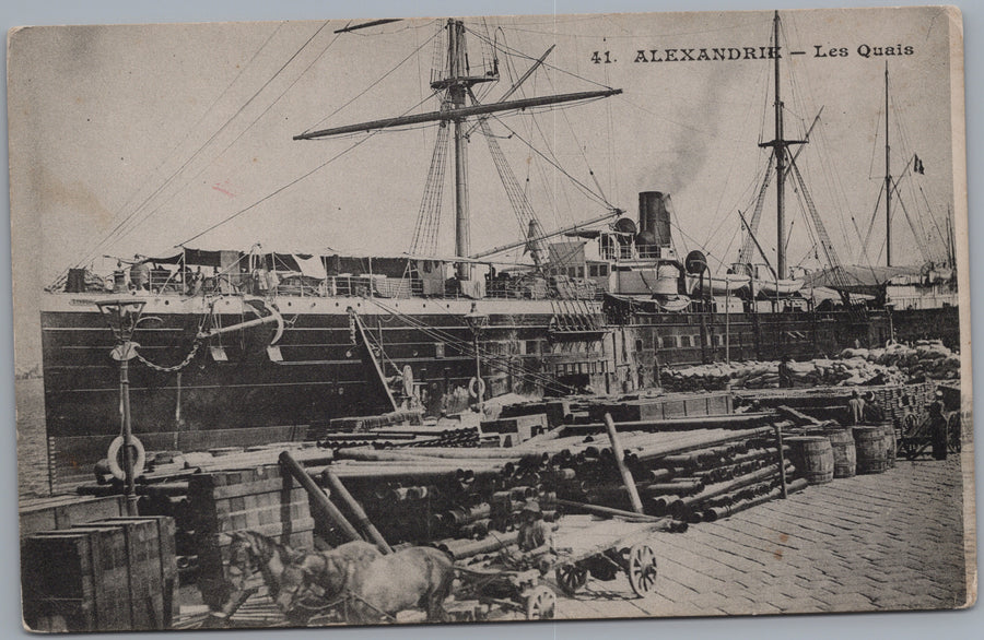 Alexandria — Ships at the Quays