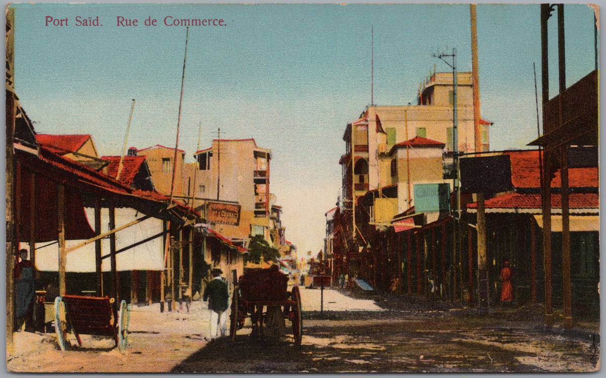 PC01238 | P24 | Port Said — Rue du Commerce — front
