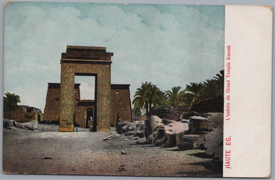 Karnak — Temple Gateway and Sphinxes