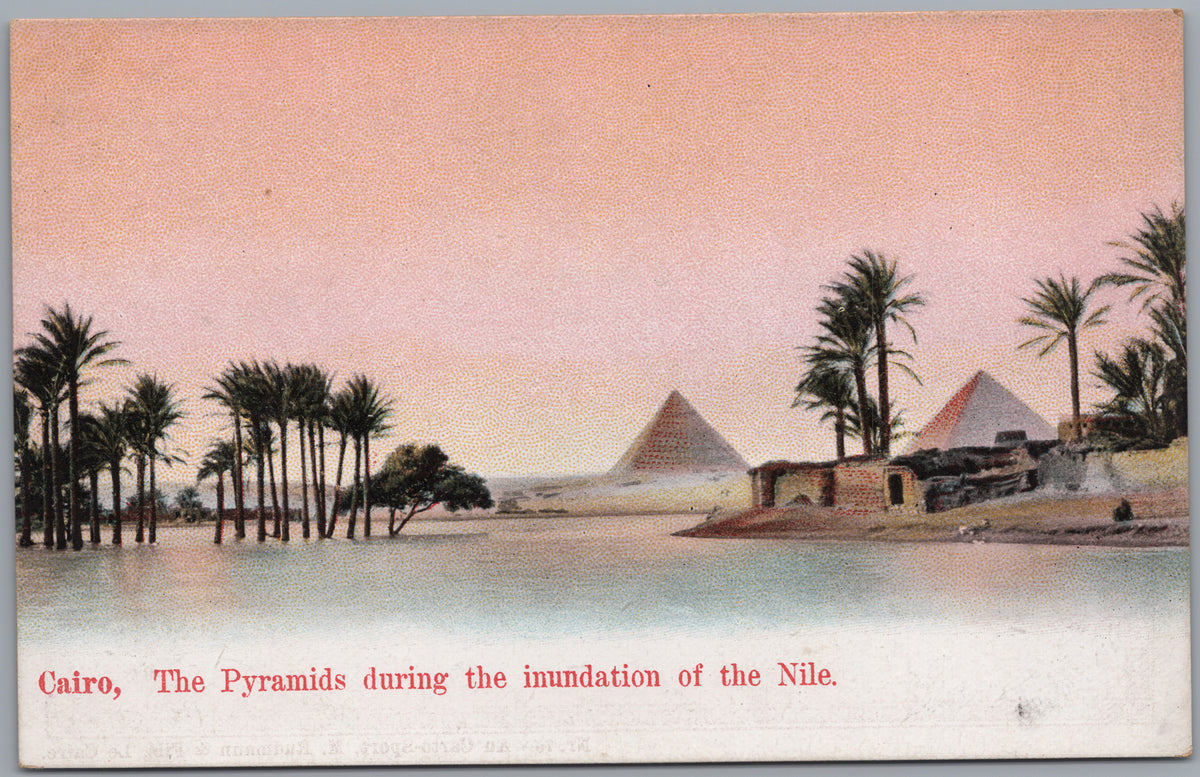 PC01260 | P26 | Giza — Pyramids across the Inundation — front