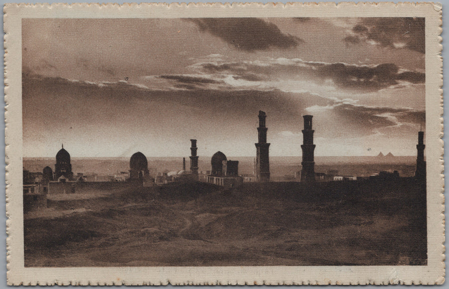 Cairo — Mameluke Tombs beneath a Clouded Sky