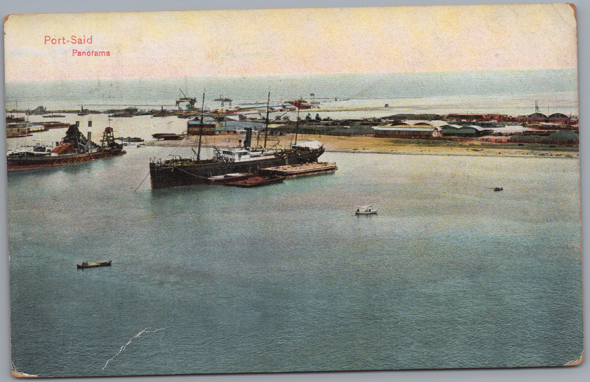 PC01270 | P27 | Port Said — Ships in the Harbour — front