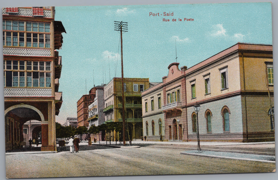 Port Said — Town Street and Public Buildings