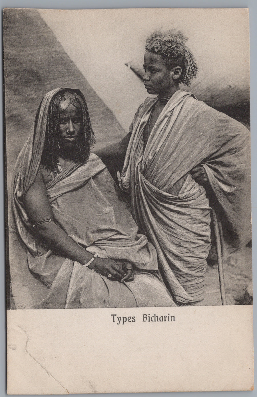 Egypt — Two Figures in Traditional Dress