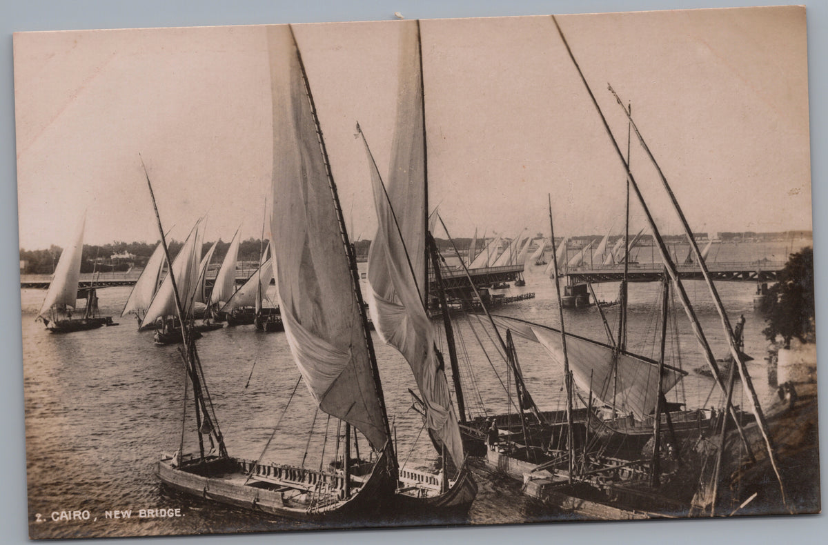 PC01331 | P34 | Cairo — Feluccas on the Nile — front