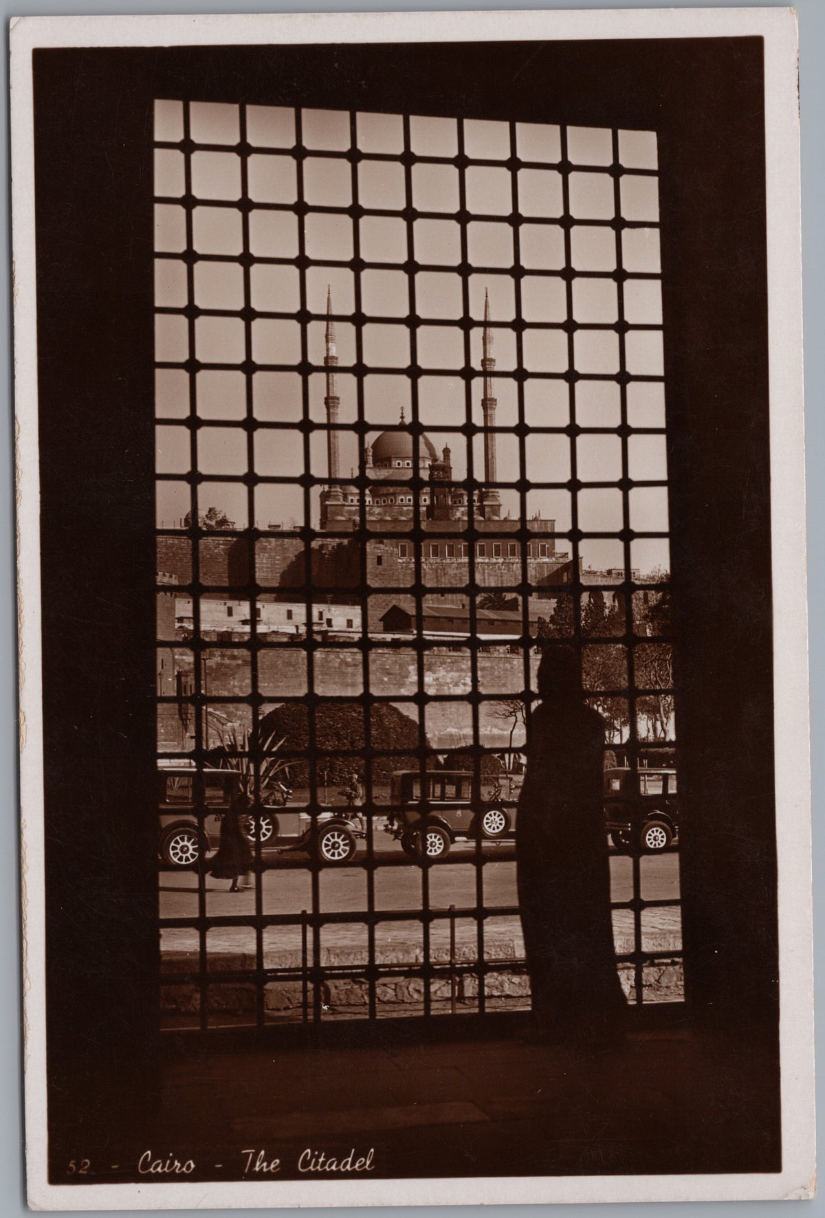 PC01336 | P34 | Egypt — View through a Latticed Window — front