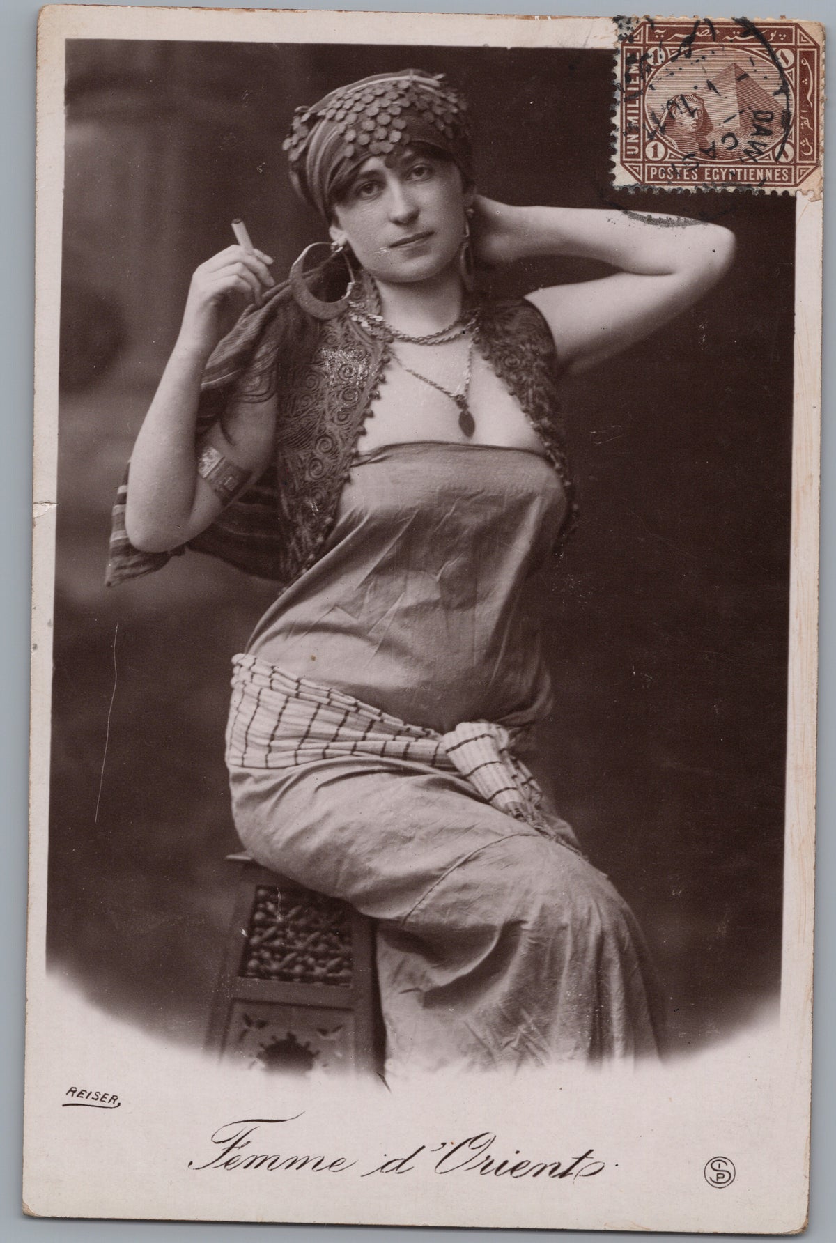 PC01360 | P36 | Egypt — Seated Studio Portrait — front