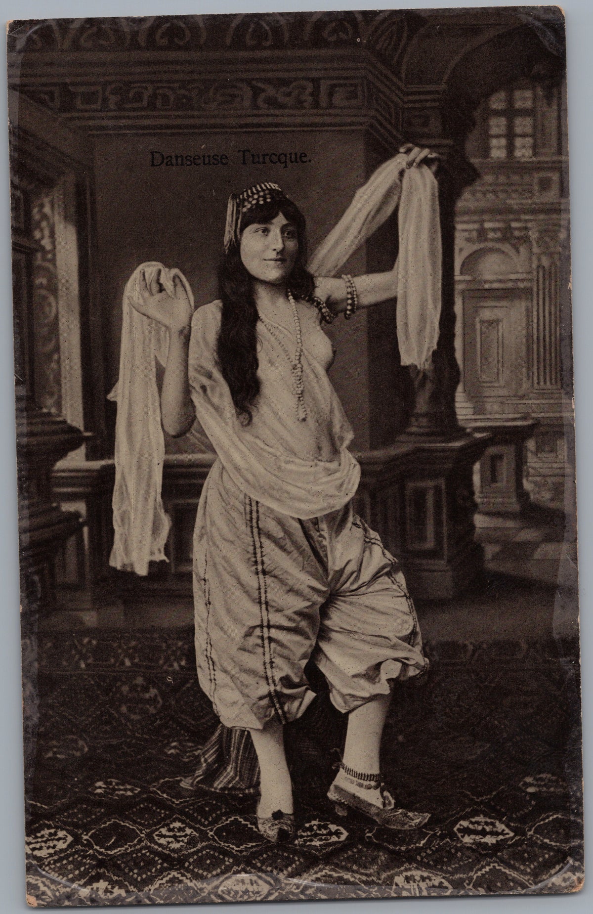 PC01362 | P37 | Egypt — Performer in an Ornate Interior — front