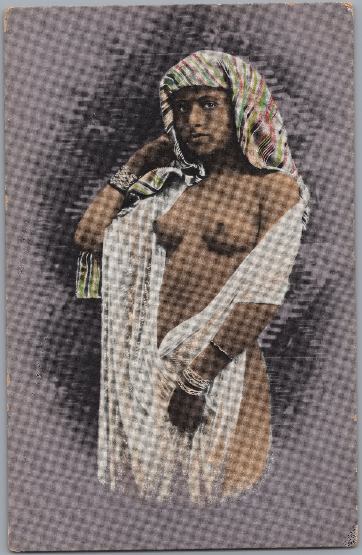 PC01363 | P37 | Location not confirmed — Studio Portrait with Draped Cloth — front