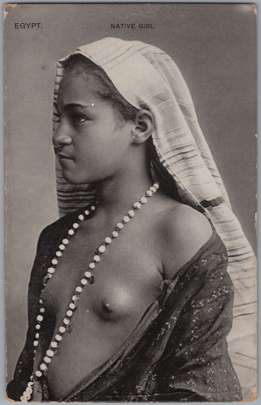 Egypt — Profile Portrait with Necklace