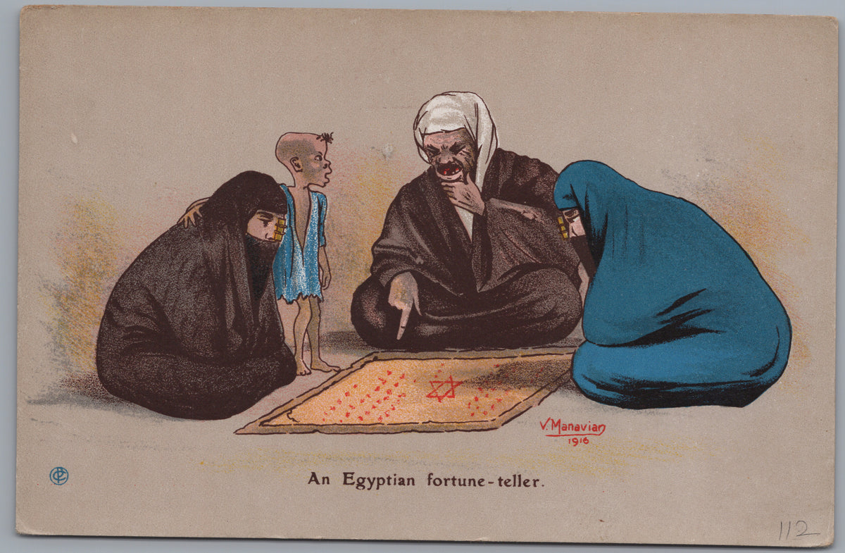 PC01372 | P38 | Egypt — Illustrated Fortune Teller — front