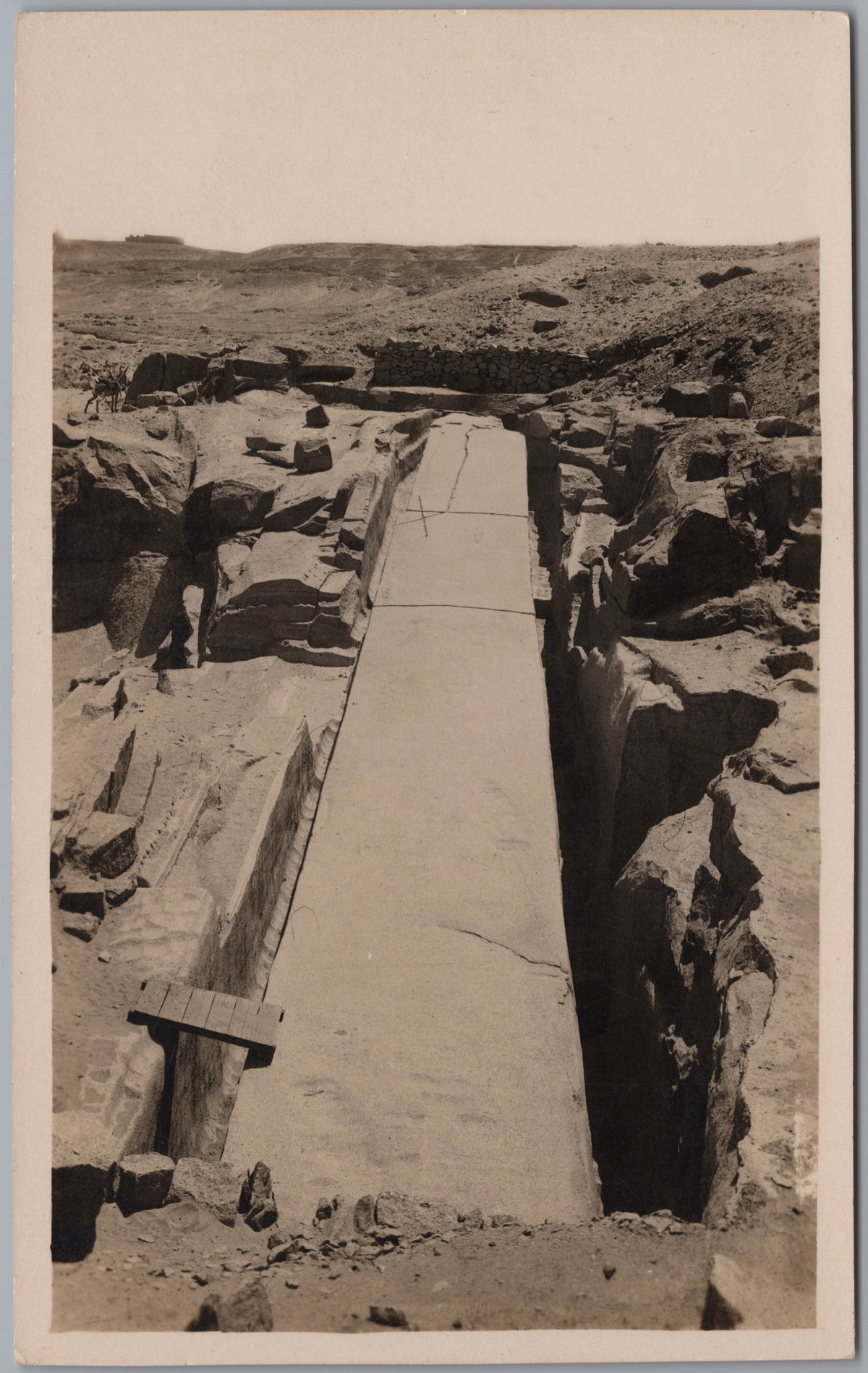 PC01375 | P38 | Aswan — Unfinished Obelisk in the Quarry — front