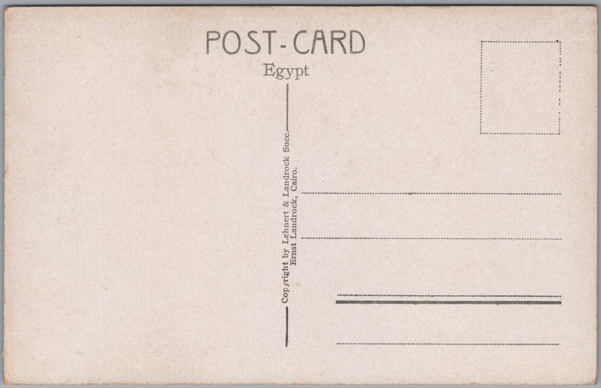 PC01387 | P39 | Suez Canal — Steamship on the Canal — reverse