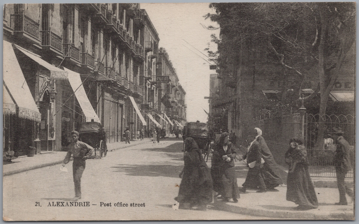 PC01394 | P40 | Alexandria — Rue de la Poste — front