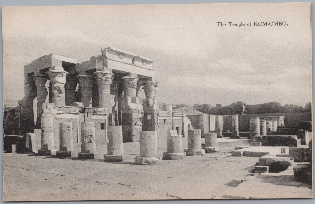 PC01441 | P45 | Kom Ombo — Temple Ruins and Columns — front