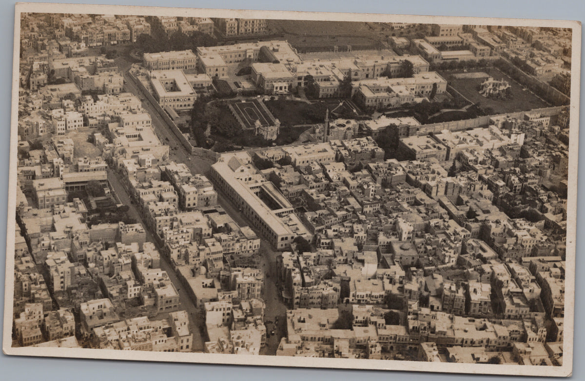 PC01443 | P45 | Location unconfirmed — Aerial City View and Palace Grounds — front