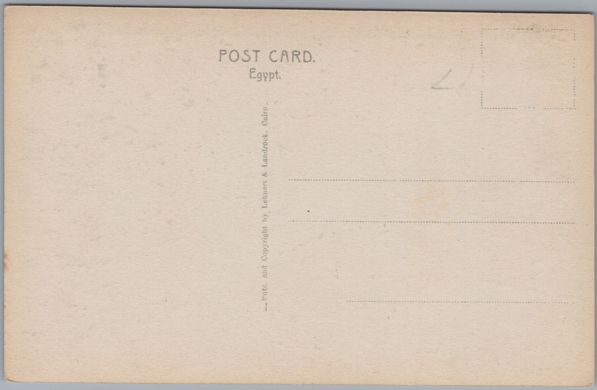 PC02013 back — Sphinx, Pyramids and Camel Rider
