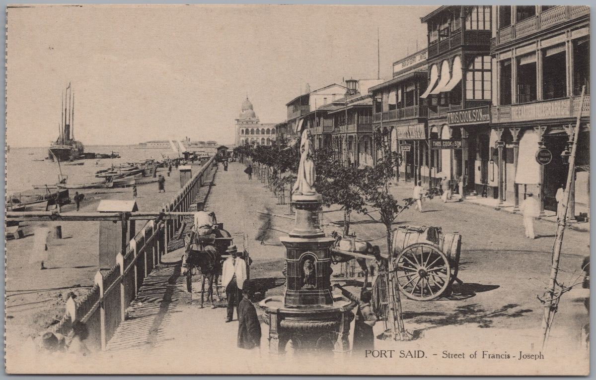 PC02029 front — Francis-Joseph Street Fountain and Carts