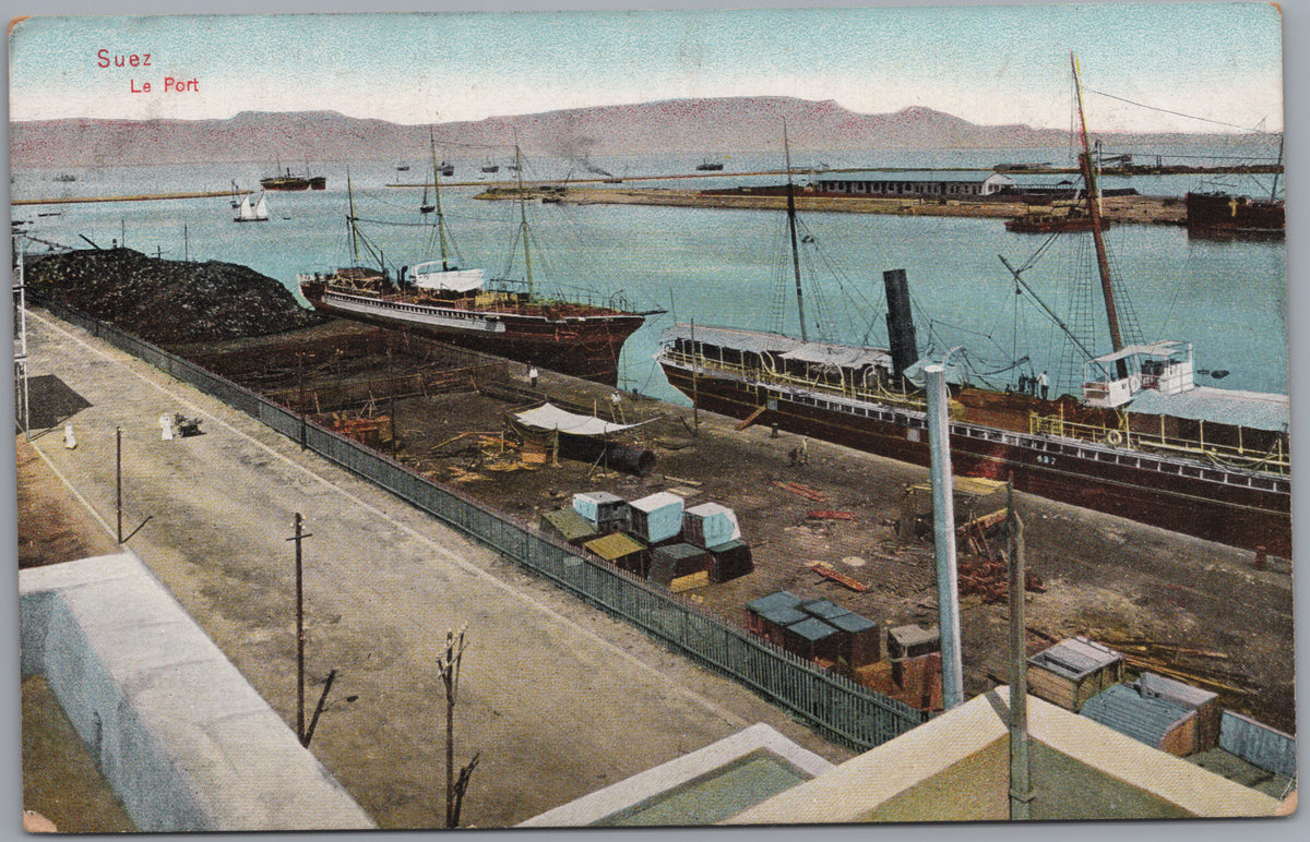 PC02109 front — Port Steamships and Quayside Cargo