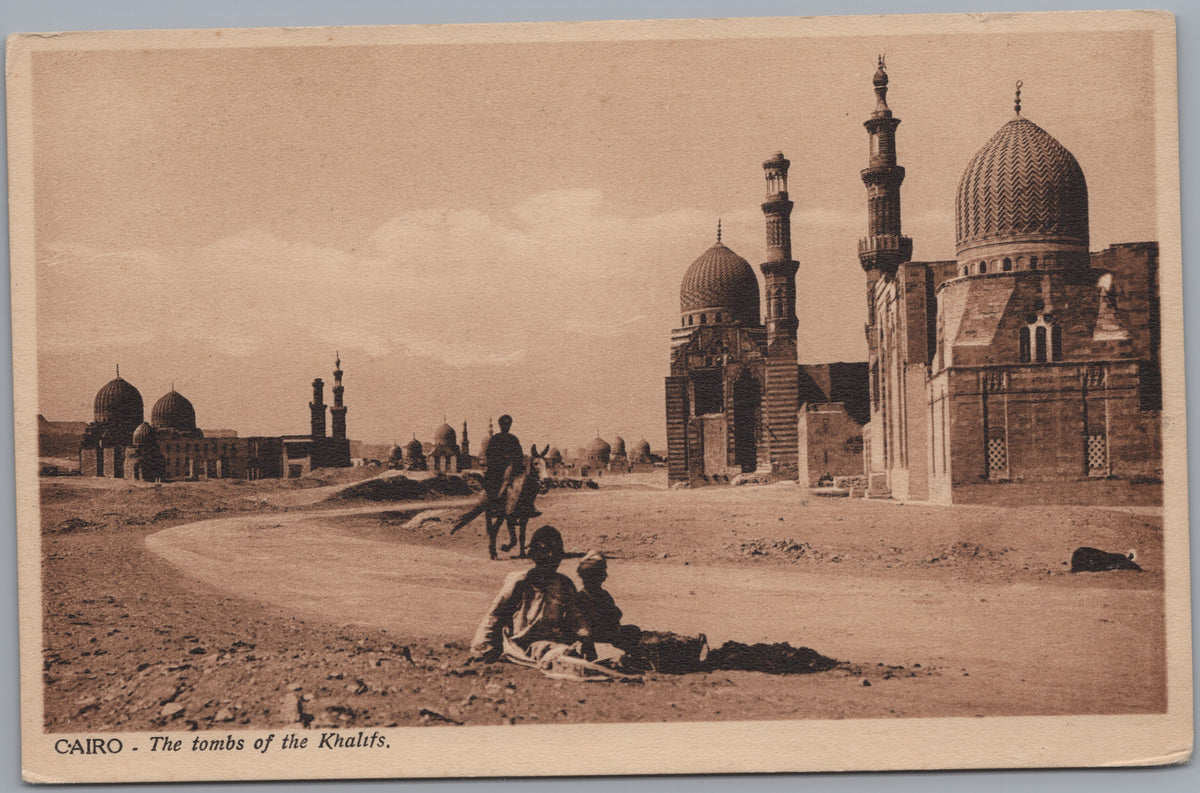 PC02113 front — Tombs of the Caliphs with Domes and Minarets